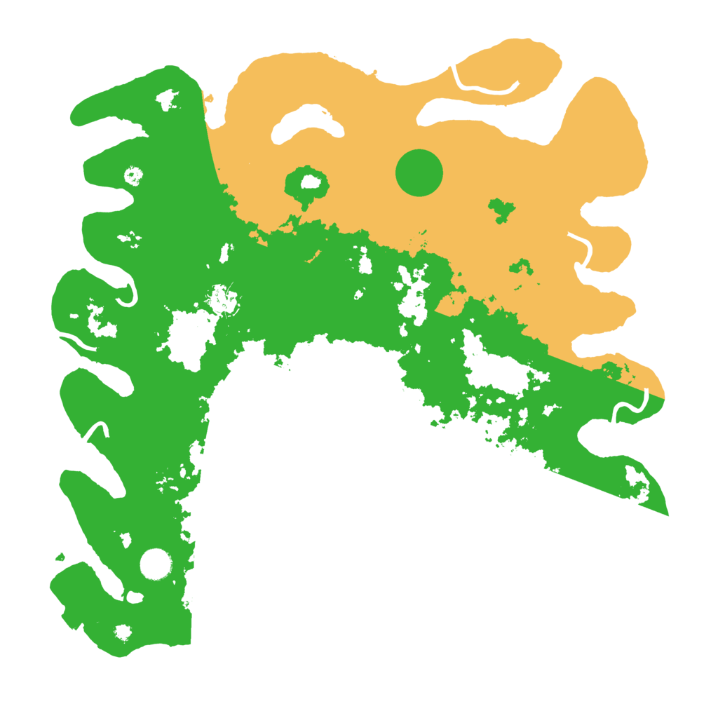 Biome Rust Map: Procedural Map, Size: 4000, Seed: 4598525