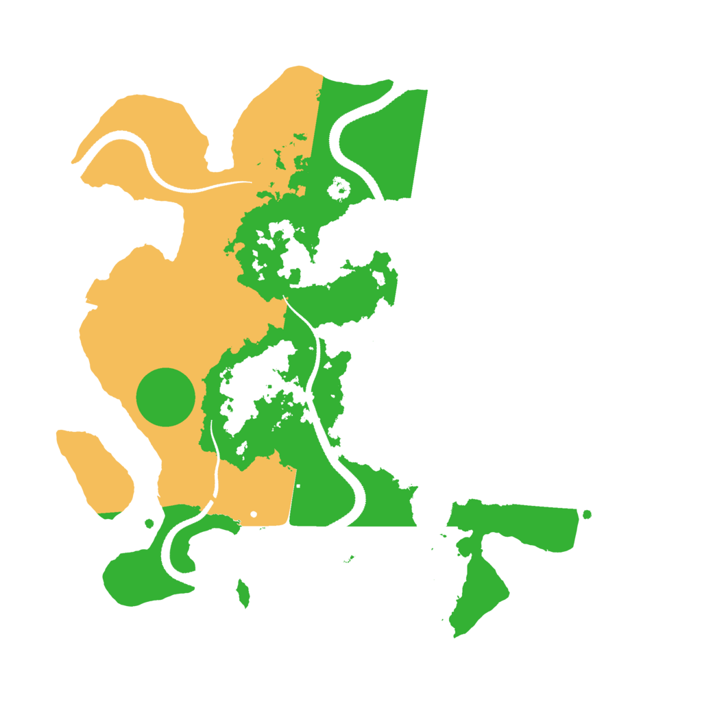 Biome Rust Map: Procedural Map, Size: 3150, Seed: 59321053