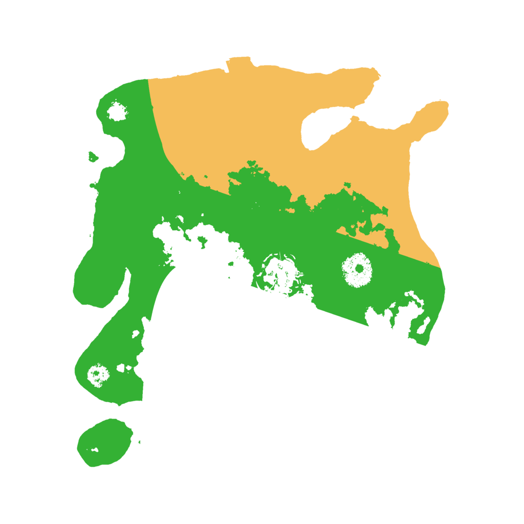 Biome Rust Map: Procedural Map, Size: 2500, Seed: 63956695
