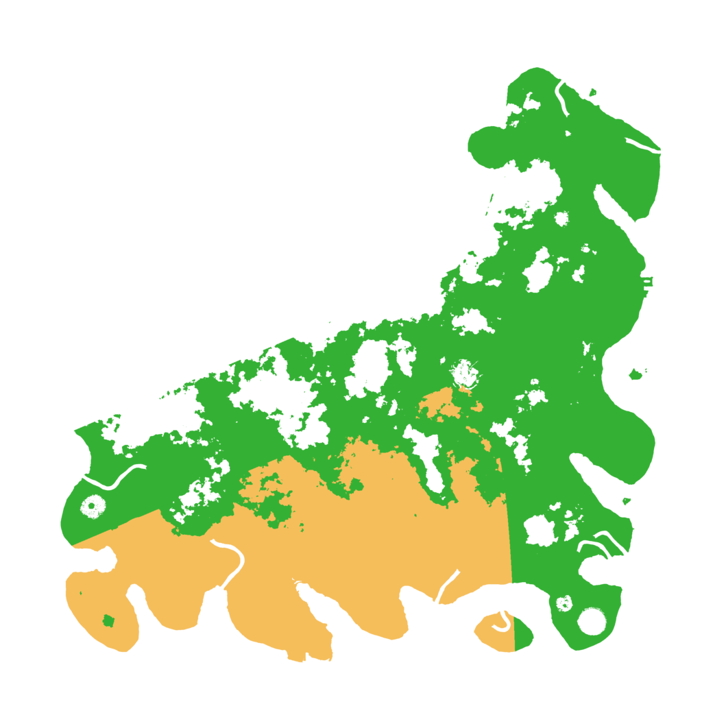 Biome Rust Map: Procedural Map, Size: 4500, Seed: 1261458846