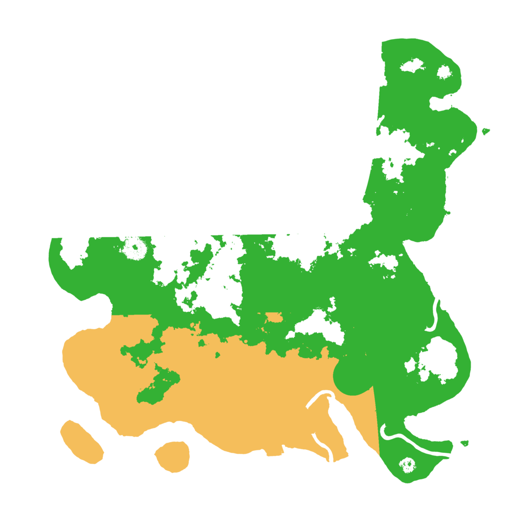 Biome Rust Map: Procedural Map, Size: 3500, Seed: 787558320
