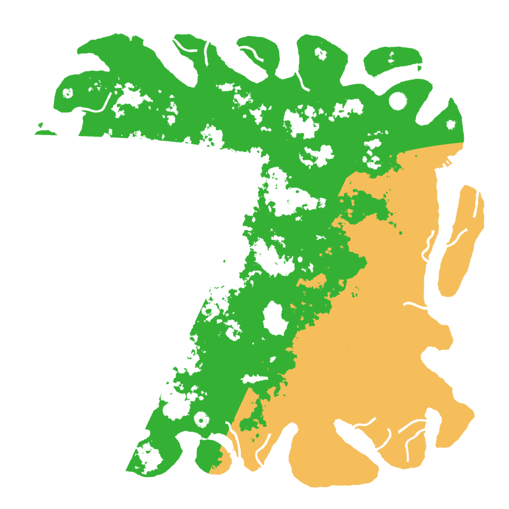Biome Rust Map: Procedural Map, Size: 5000, Seed: 2037