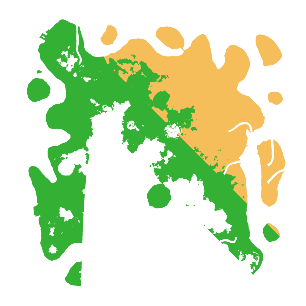 Biome Rust Map: Procedural Map, Size: 3500, Seed: 1677339844
