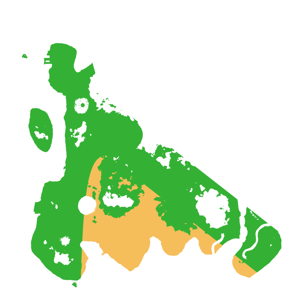 Biome Rust Map: Procedural Map, Size: 3000, Seed: 520148041