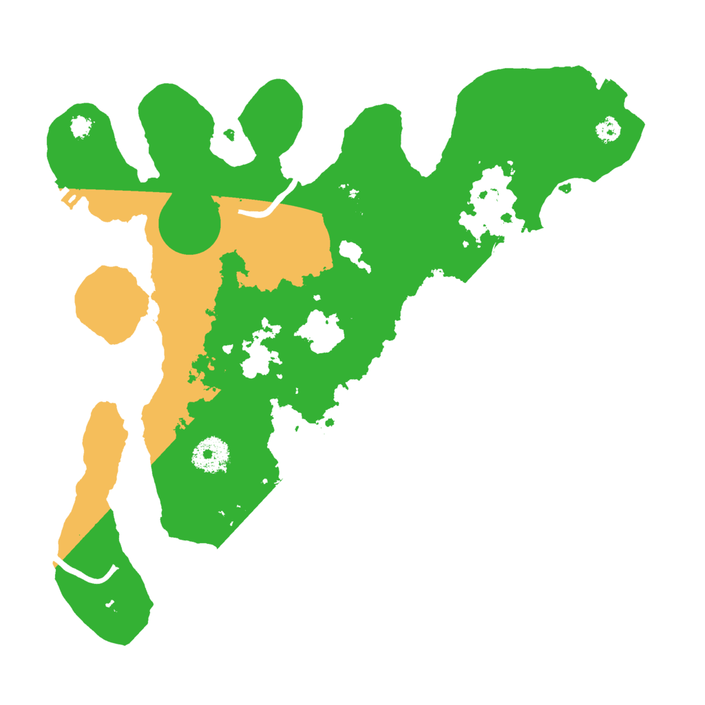 Biome Rust Map: Procedural Map, Size: 3000, Seed: 2934165