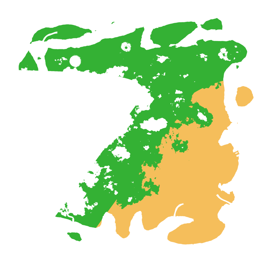 Biome Rust Map: Procedural Map, Size: 4100, Seed: 54325