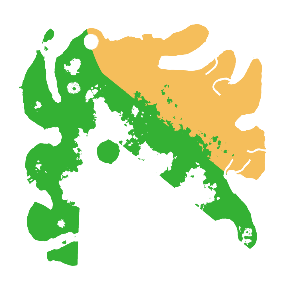 Biome Rust Map: Procedural Map, Size: 3500, Seed: 503147681