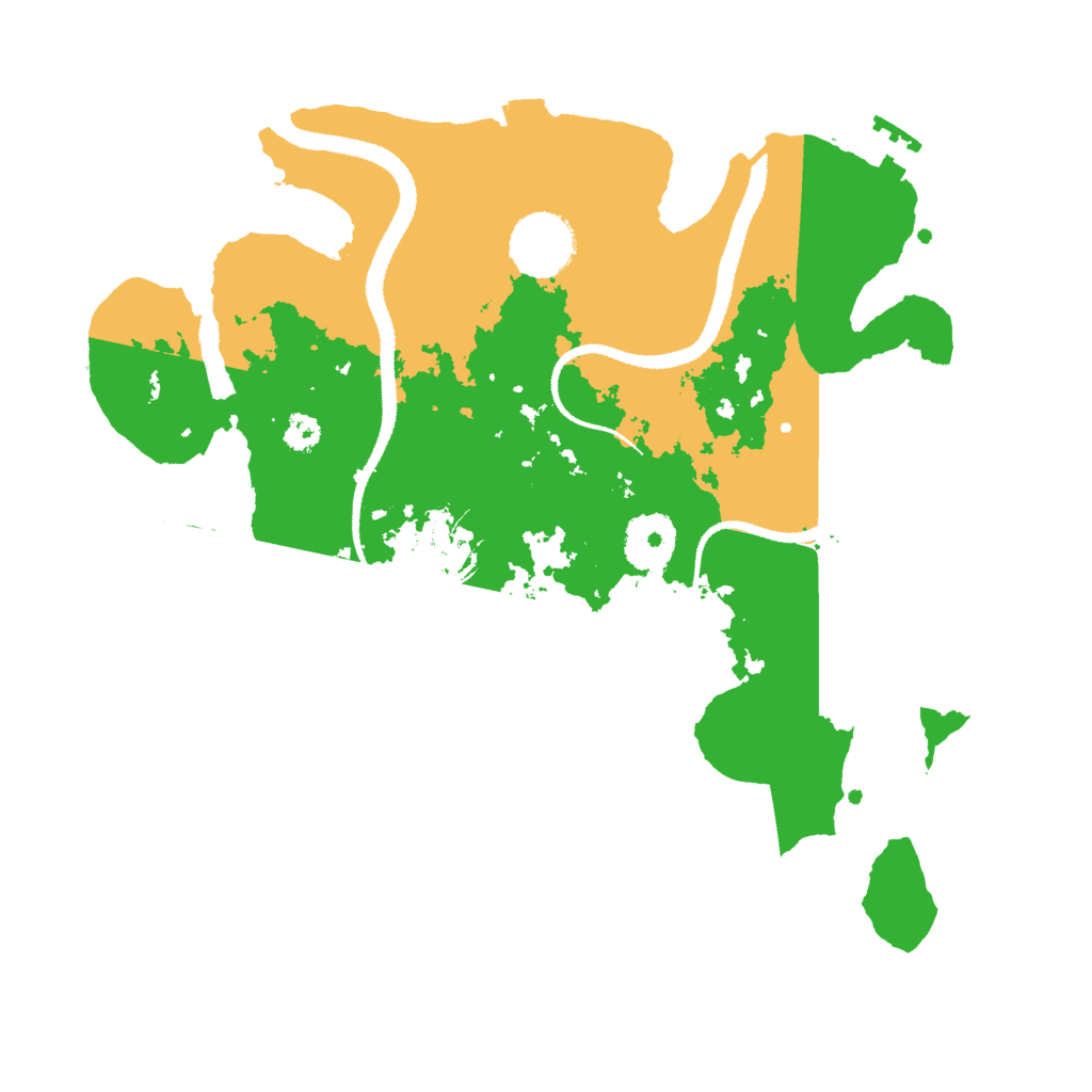 Biome Rust Map: Procedural Map, Size: 3000, Seed: 1101957789