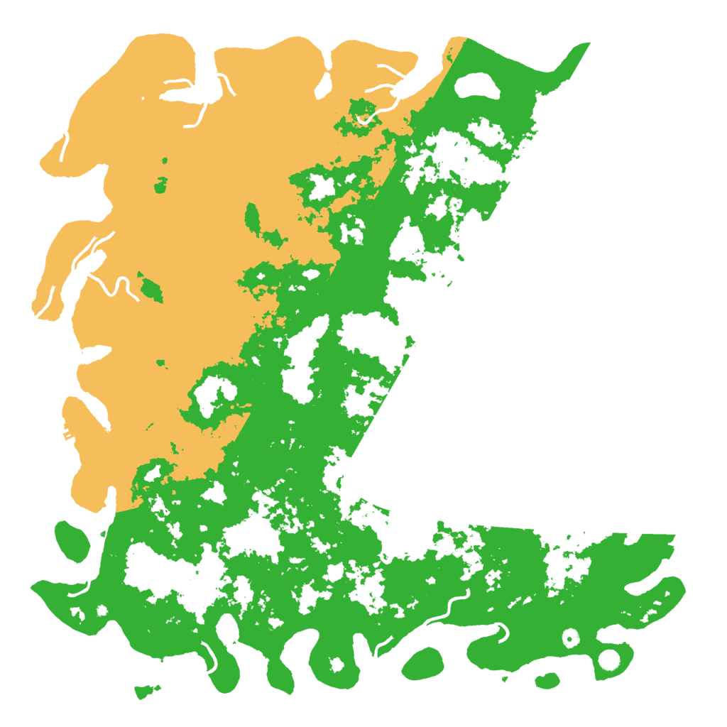 Biome Rust Map: Procedural Map, Size: 6000, Seed: 50705