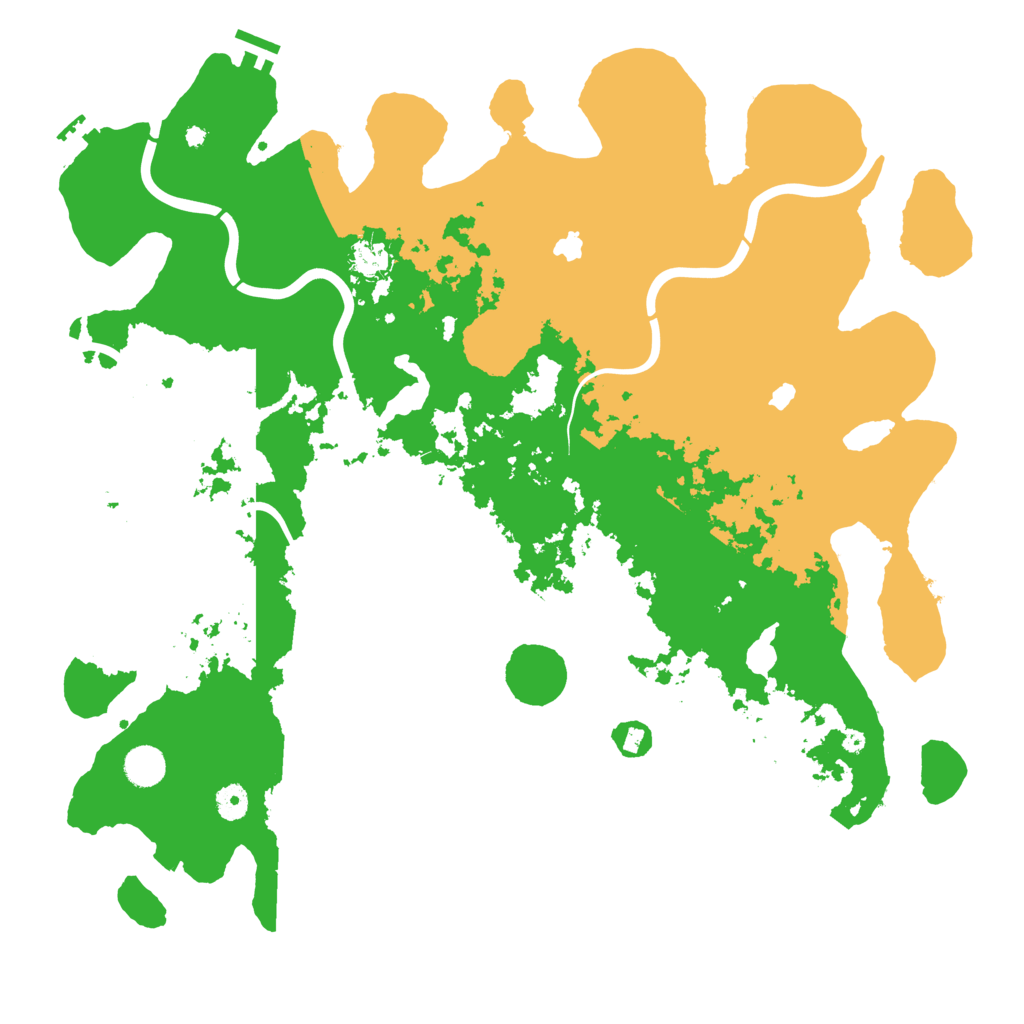Biome Rust Map: Procedural Map, Size: 4500, Seed: 762289772