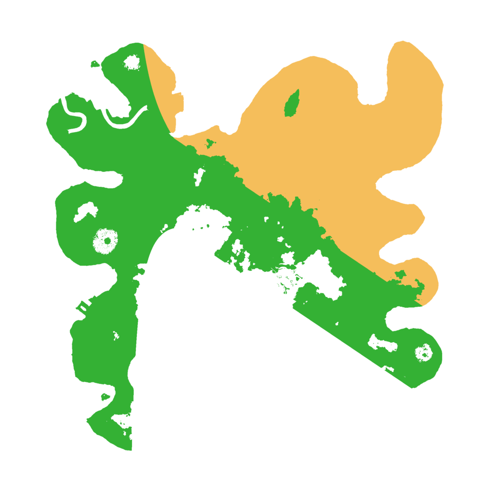 Biome Rust Map: Procedural Map, Size: 3000, Seed: 4444