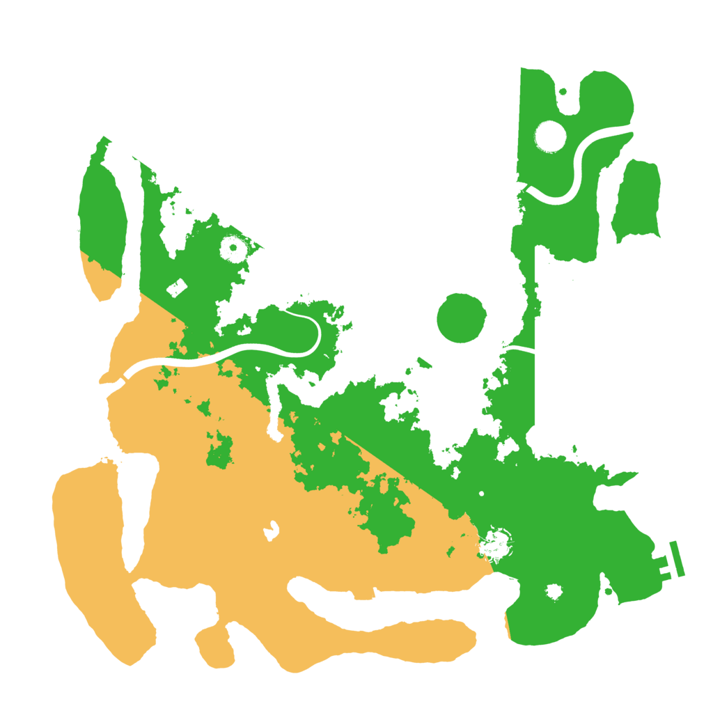 Biome Rust Map: Procedural Map, Size: 4000, Seed: 1754784904