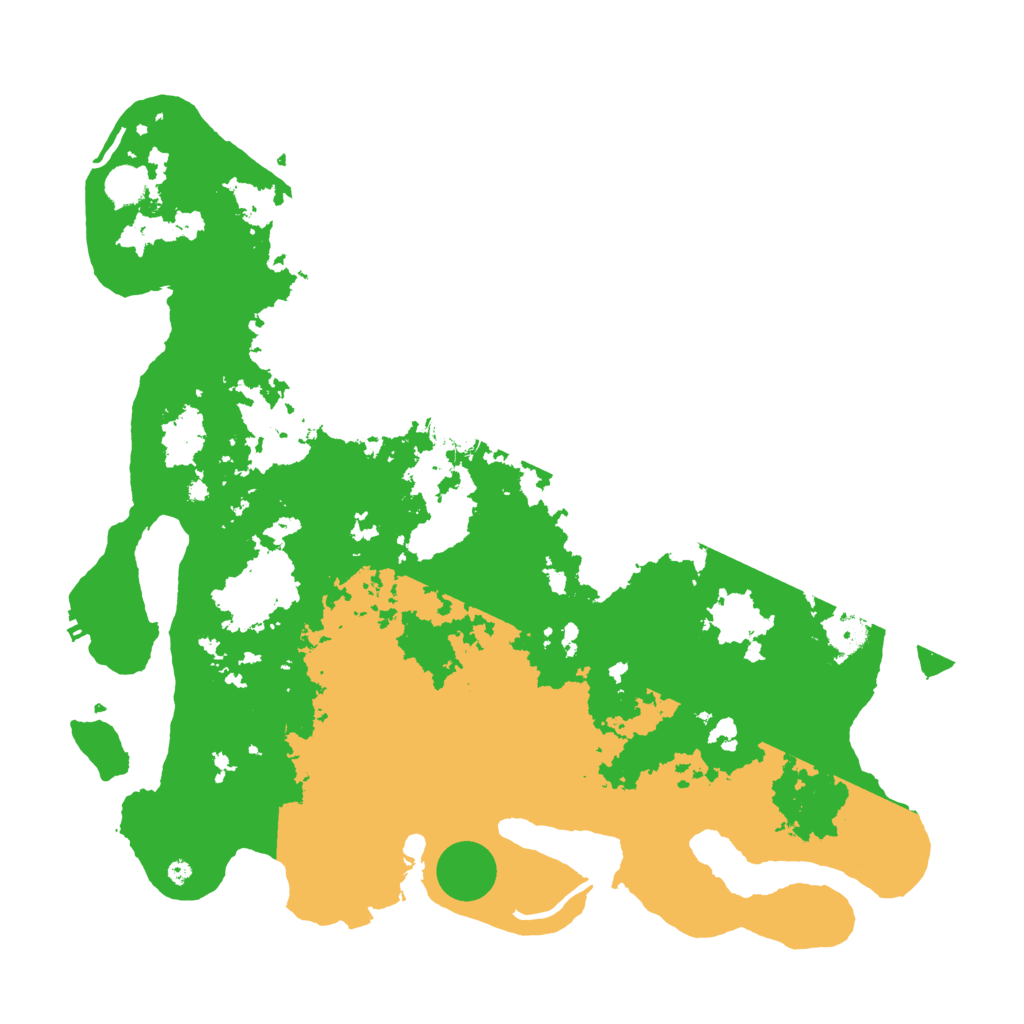 Biome Rust Map: Procedural Map, Size: 4500, Seed: 12287948