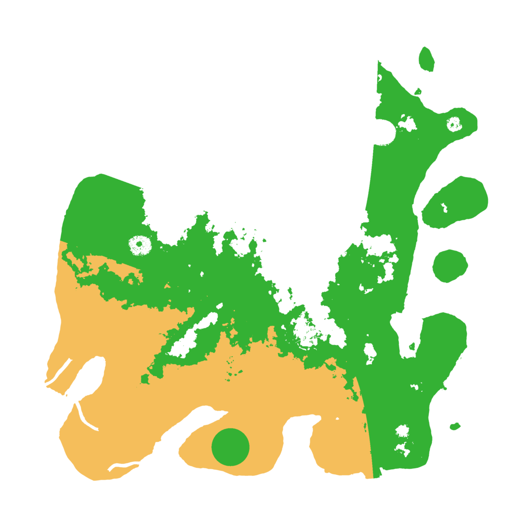 Biome Rust Map: Procedural Map, Size: 3600, Seed: 891442165
