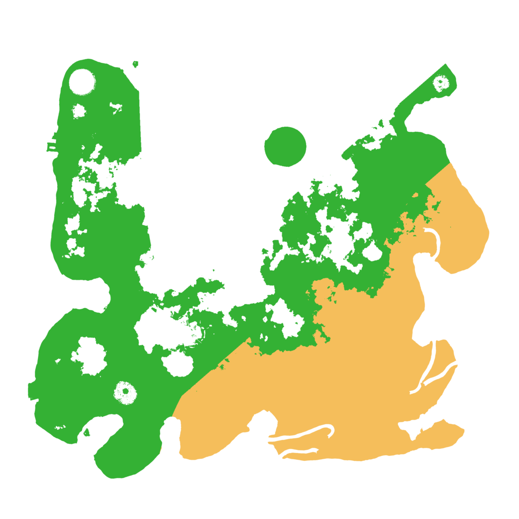 Biome Rust Map: Procedural Map, Size: 3500, Seed: 1557479695