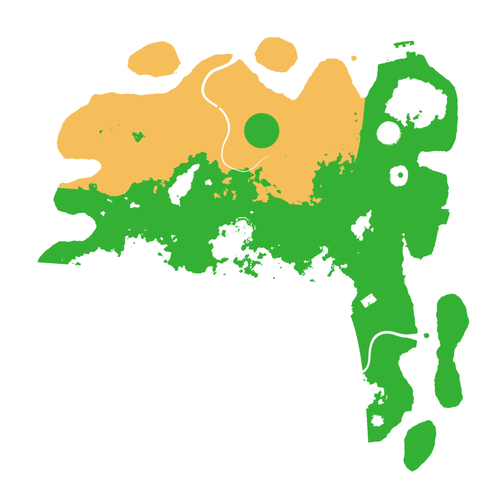 Biome Rust Map: Procedural Map, Size: 3800, Seed: 859585842