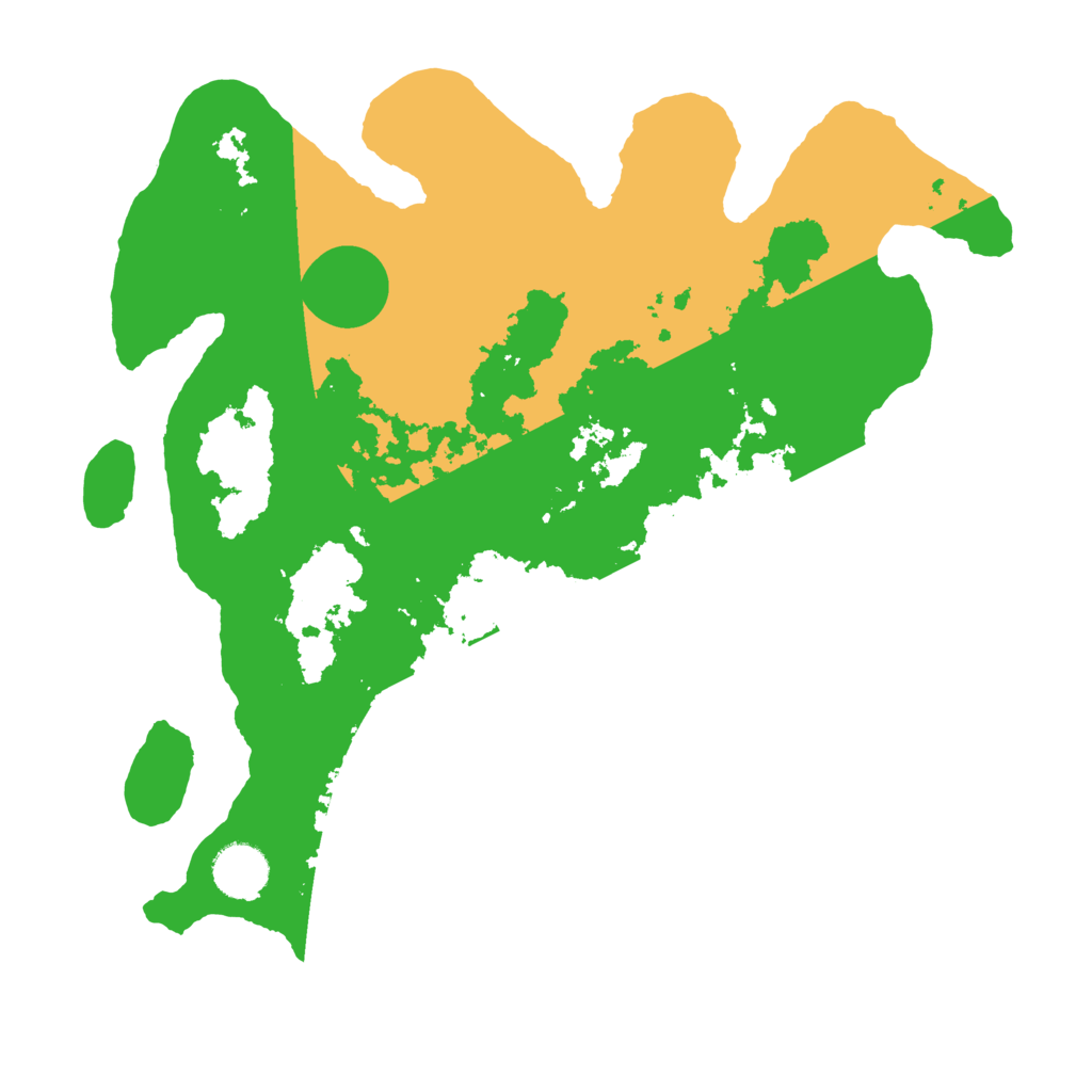 Biome Rust Map: Barren, Size: 3500, Seed: 113727229