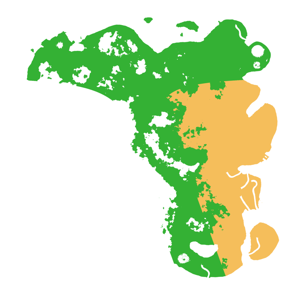 Biome Rust Map: Procedural Map, Size: 4300, Seed: 745305493