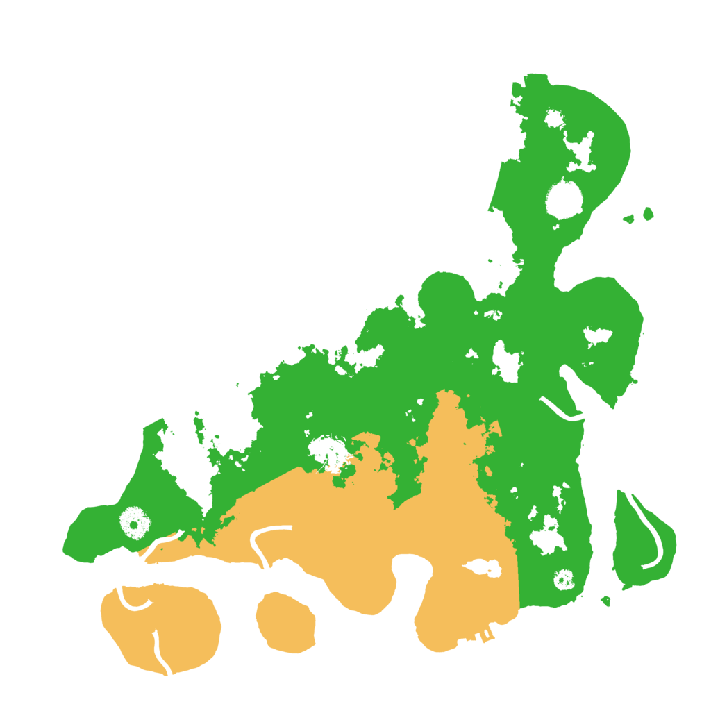 Biome Rust Map: Procedural Map, Size: 3500, Seed: 1951783572
