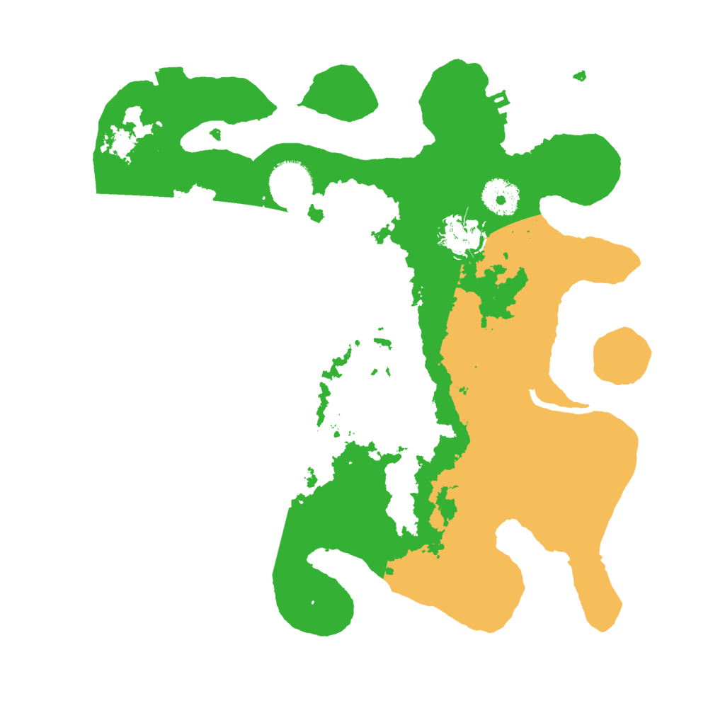 Biome Rust Map: Procedural Map, Size: 3000, Seed: 92498672