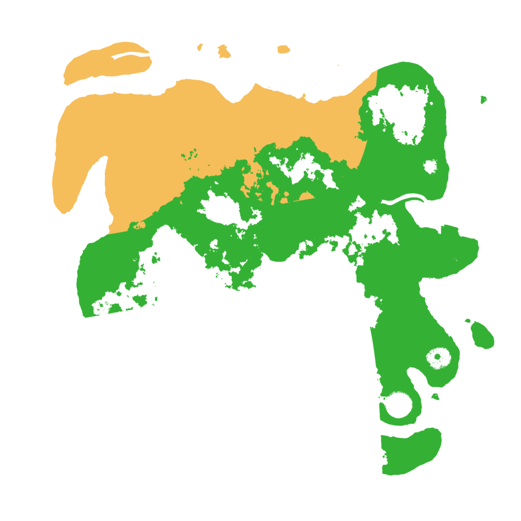 Biome Rust Map: Procedural Map, Size: 3500, Seed: 1444987