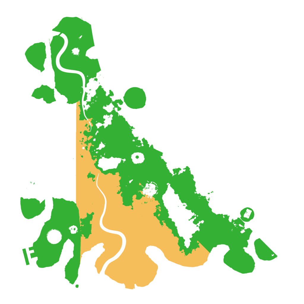 Biome Rust Map: Procedural Map, Size: 3700, Seed: 1526291009