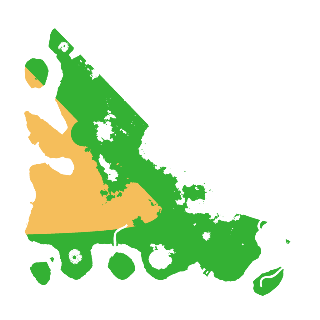 Biome Rust Map: Procedural Map, Size: 3500, Seed: 204904274