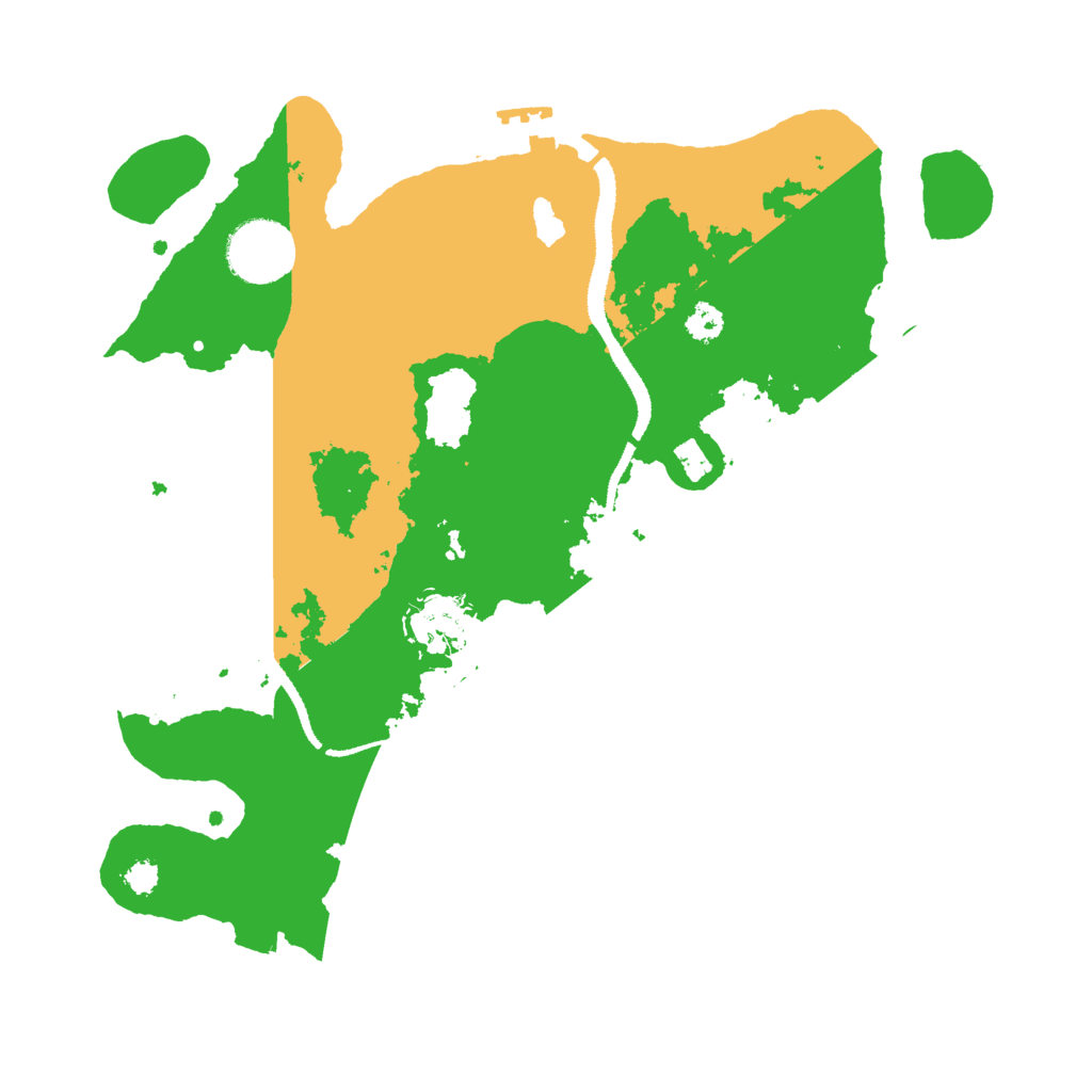 Biome Rust Map: Procedural Map, Size: 3000, Seed: 2053935472