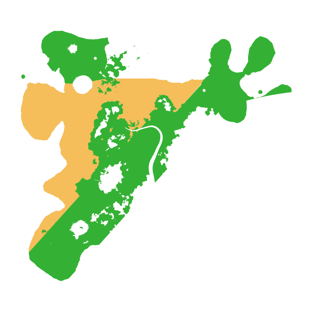 Biome Rust Map: Procedural Map, Size: 3100, Seed: 314624