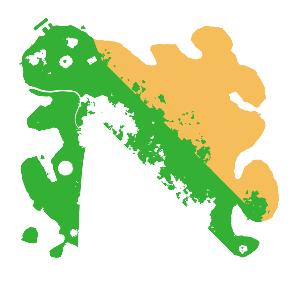 Biome Rust Map: Procedural Map, Size: 3500, Seed: 211071