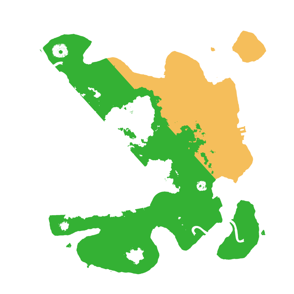 Biome Rust Map: Procedural Map, Size: 3000, Seed: 21858