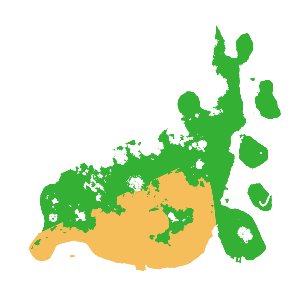 Biome Rust Map: Procedural Map, Size: 3500, Seed: 1764187234