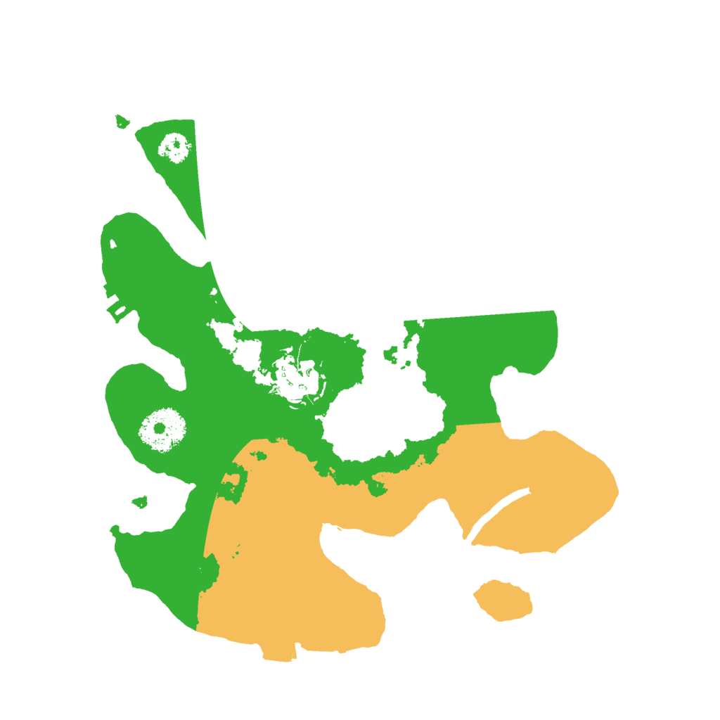 Biome Rust Map: Procedural Map, Size: 2500, Seed: 2118153816