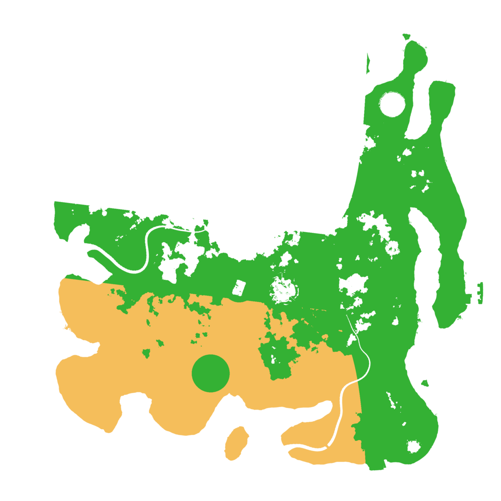 Biome Rust Map: Procedural Map, Size: 3500, Seed: 507183264
