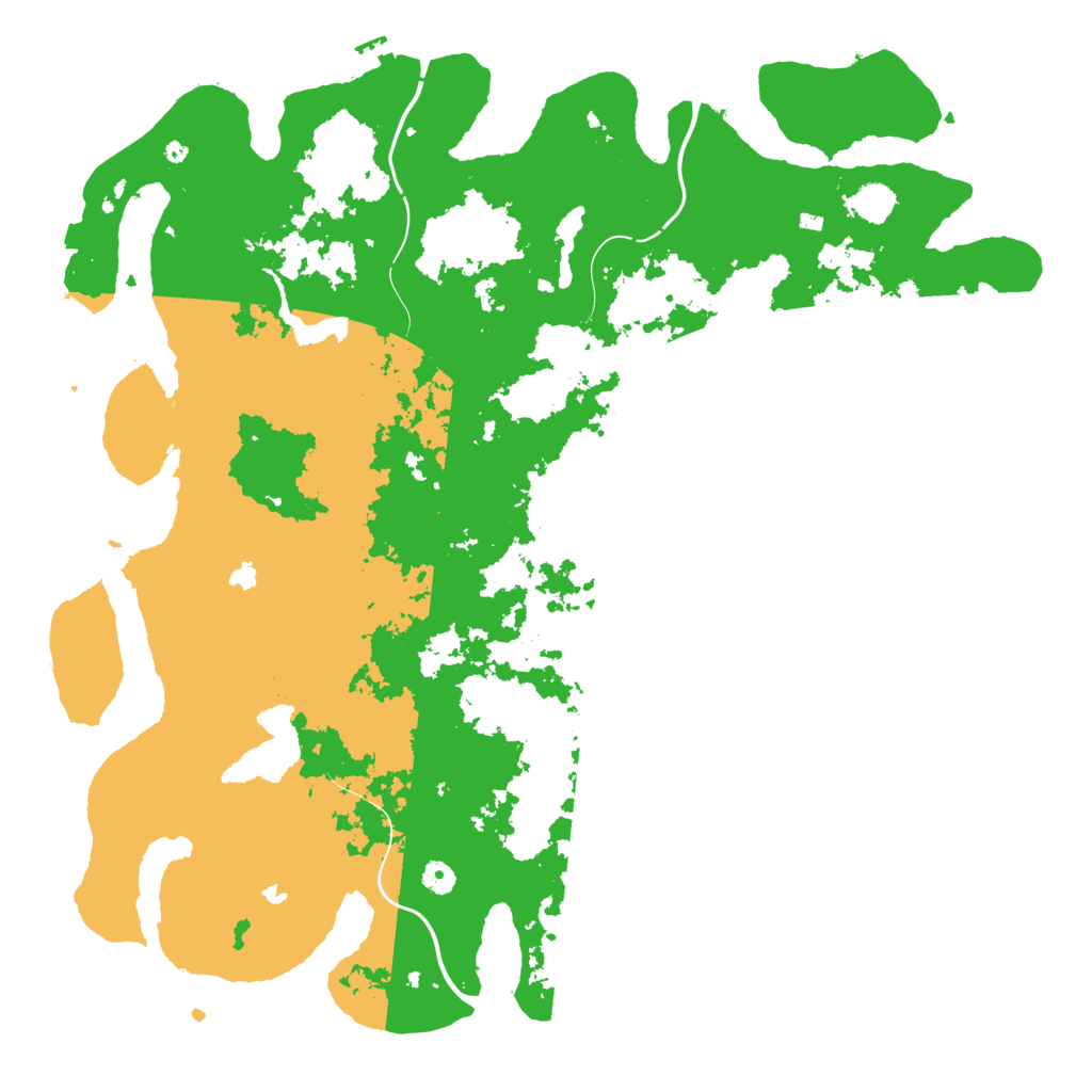 Biome Rust Map: Procedural Map, Size: 5000, Seed: 8245