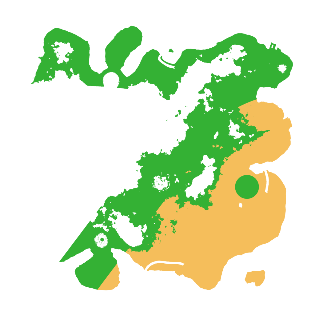 Biome Rust Map: Procedural Map, Size: 3500, Seed: 1471896365