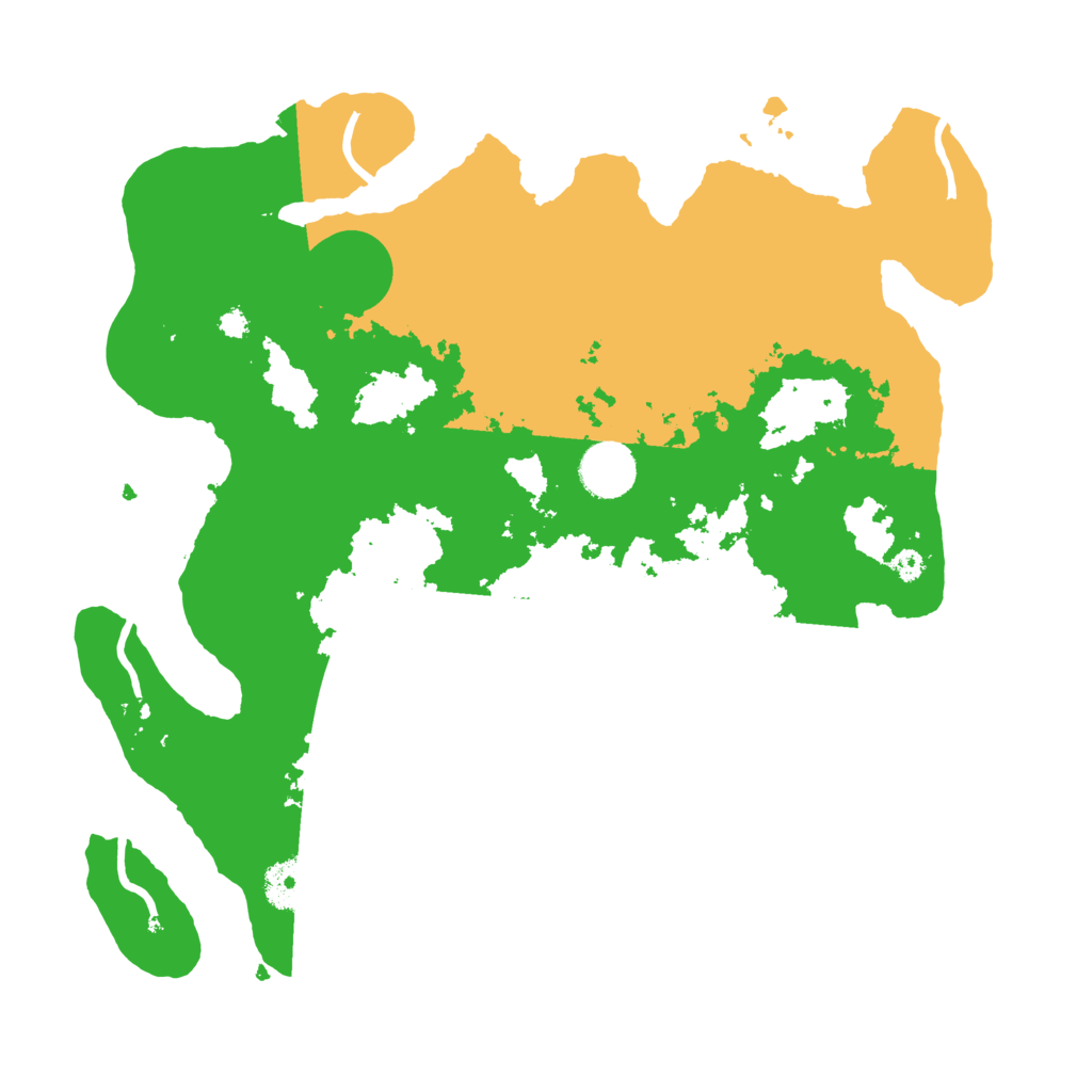 Biome Rust Map: Procedural Map, Size: 3500, Seed: 83765847