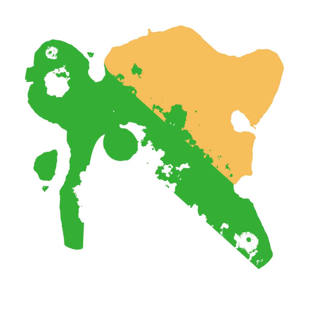 Biome Rust Map: Procedural Map, Size: 2500, Seed: 4870216