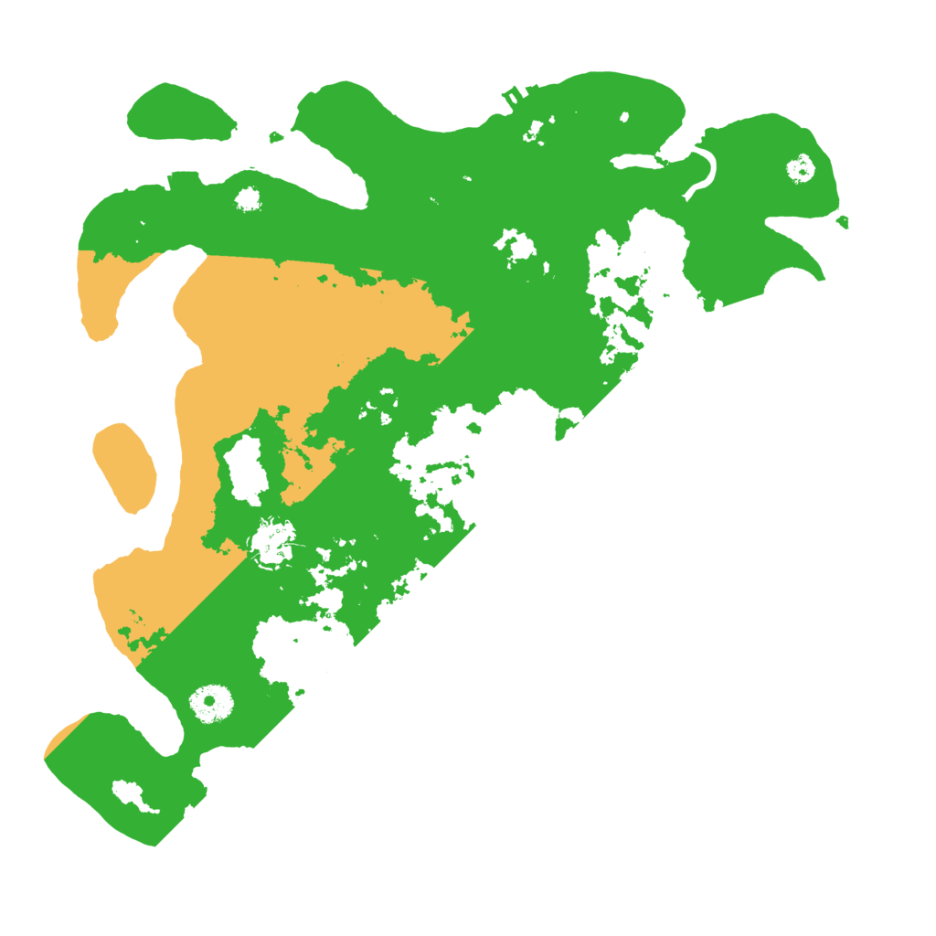 Biome Rust Map: Procedural Map, Size: 3500, Seed: 20230728