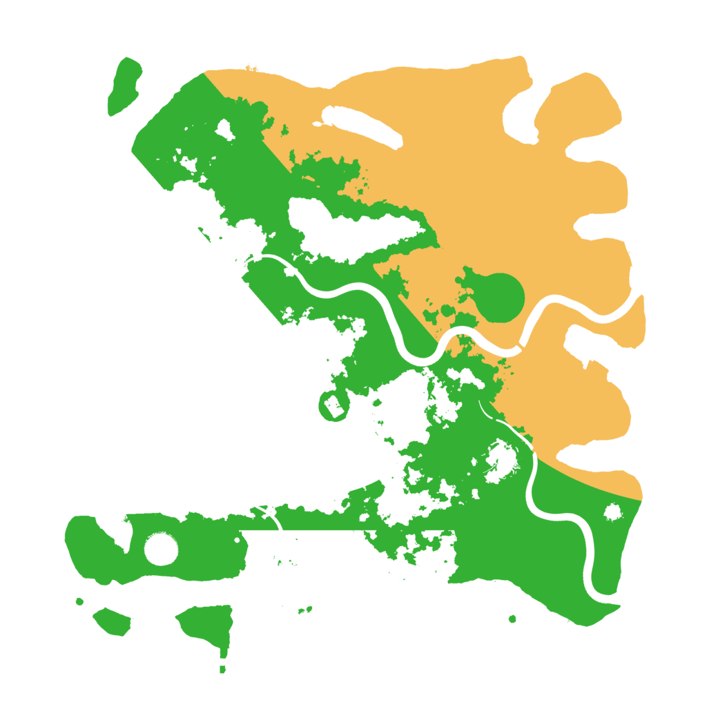 Biome Rust Map: Procedural Map, Size: 3750, Seed: 1670540553