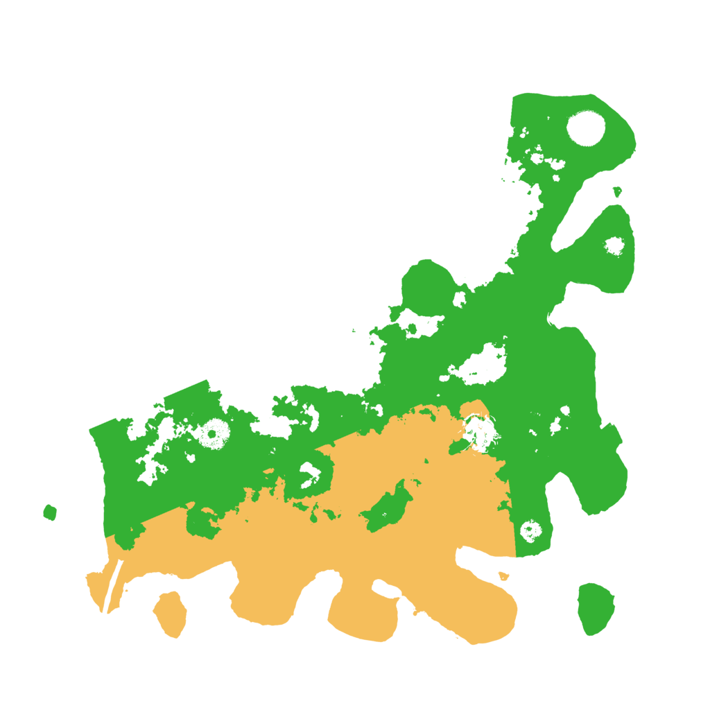 Biome Rust Map: Procedural Map, Size: 3500, Seed: 163216526