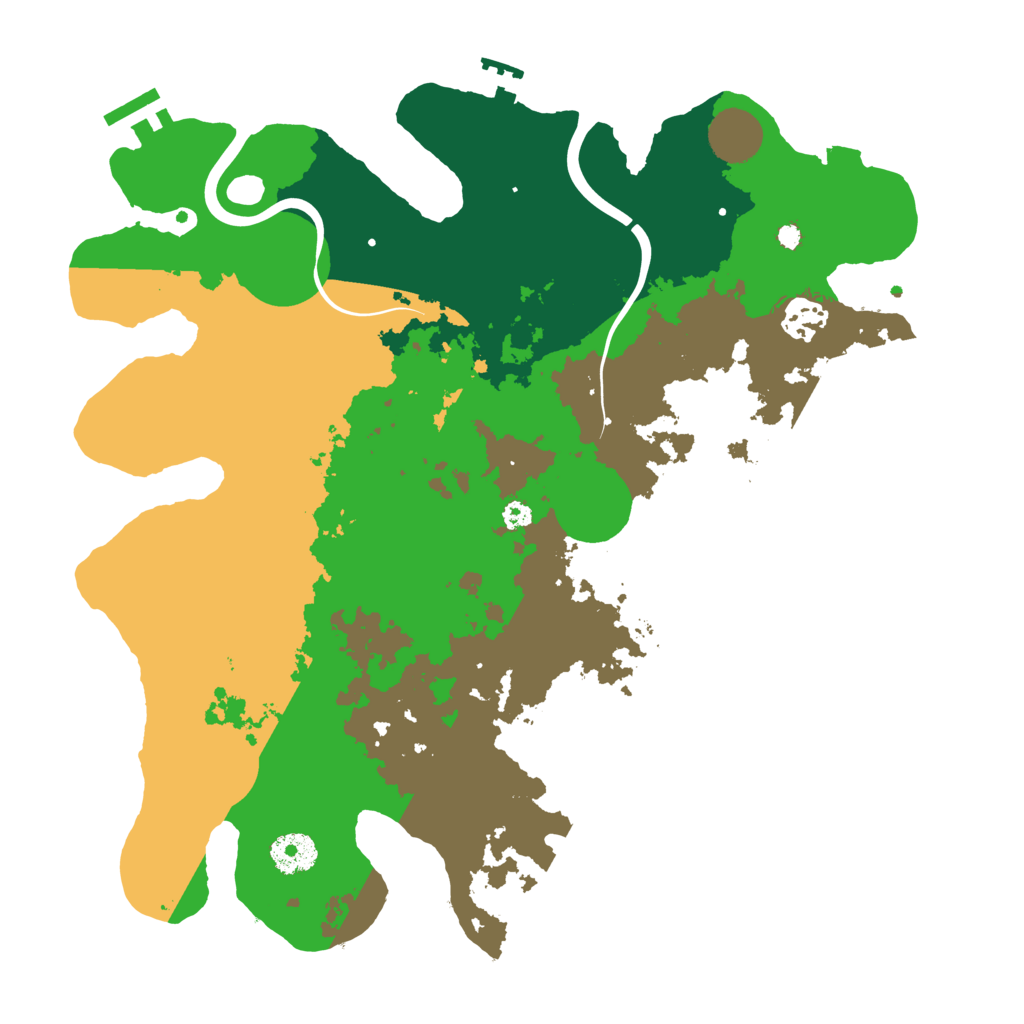 Biome Rust Map: Procedural Map, Size: 3500, Seed: 1781711344