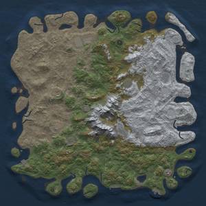 Thumbnail Rust Map: Procedural Map, Size: 5500, Seed: 339058771, 19 Monuments