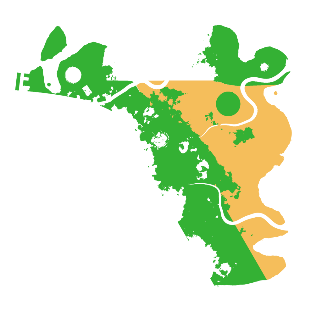 Biome Rust Map: Procedural Map, Size: 3500, Seed: 625209061