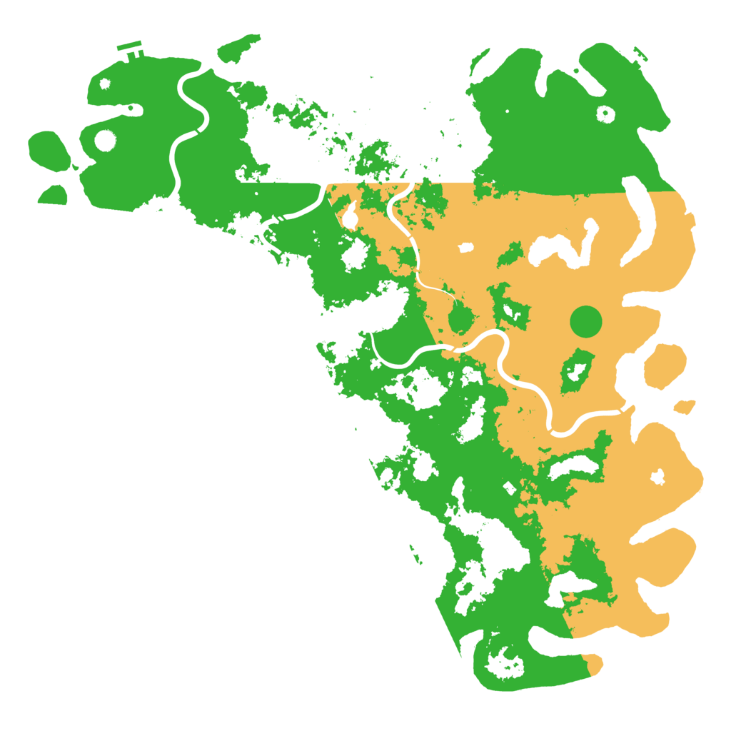 Biome Rust Map: Procedural Map, Size: 6000, Seed: 1764468035