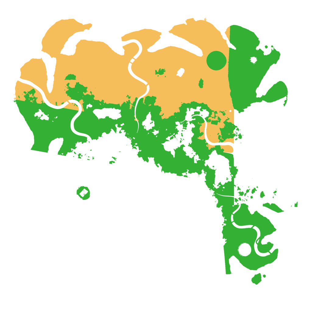 Biome Rust Map: Procedural Map, Size: 4250, Seed: 1110643807