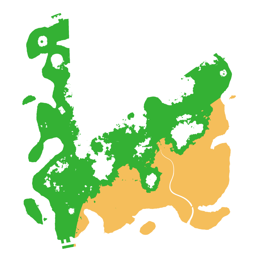 Biome Rust Map: Procedural Map, Size: 3800, Seed: 1542631816