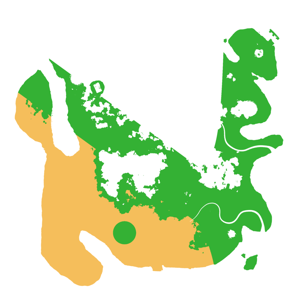 Biome Rust Map: Procedural Map, Size: 3500, Seed: 1645180373