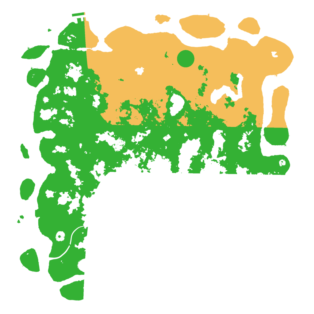Biome Rust Map: Procedural Map, Size: 4800, Seed: 395829664