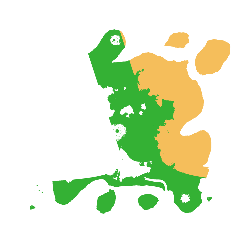 Biome Rust Map: Procedural Map, Size: 2500, Seed: 1761171110